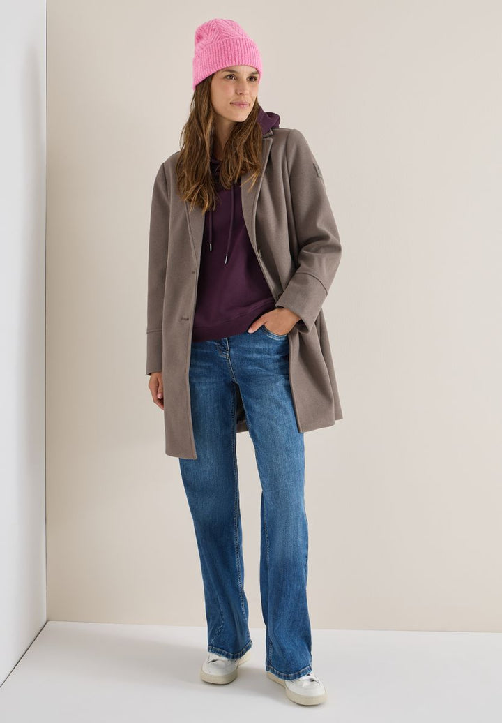 Strickmütze mit Struktur