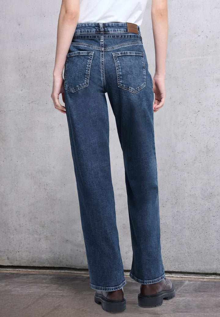 Wide Leg Jeans mit Detail