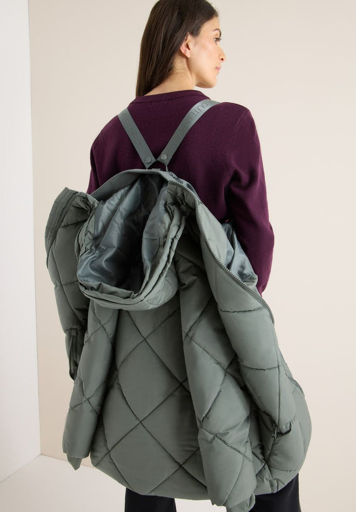 Mantel mit Rucksack Strings