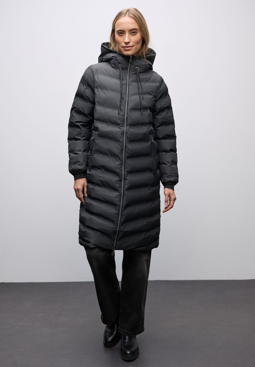 Mantel mit geklebten Nähten