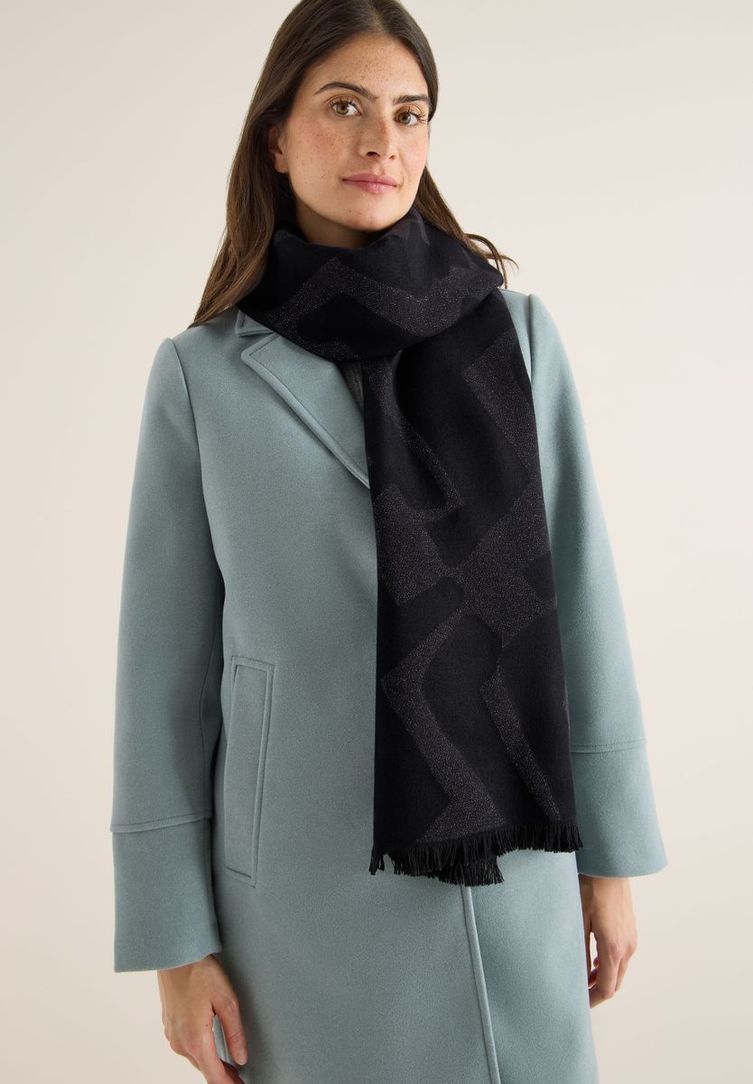 Schal mit Glitzerdetails