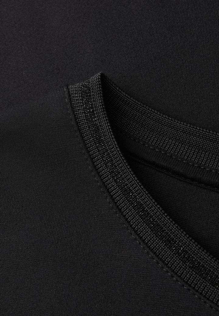 Jersey-Kleid in Unifarbe