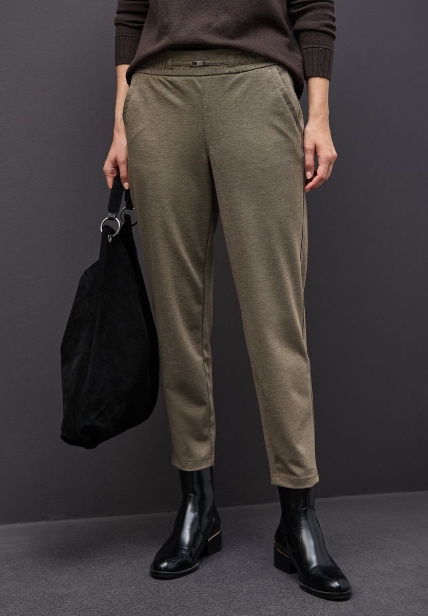 Melange Hose mit Detail