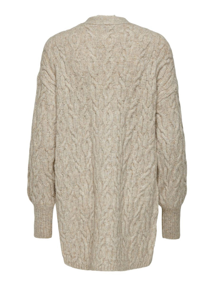 JDYBLISS LS OPEN LONG CABLE CARDIGAN KNT