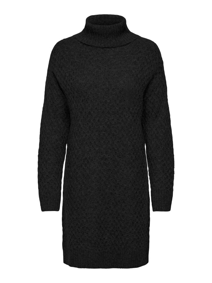 JDYBIGUM L/S COWL NECK DRESS KNT