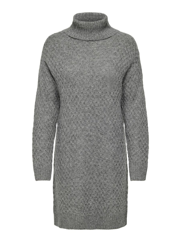 JDYBIGUM L/S COWL NECK DRESS KNT