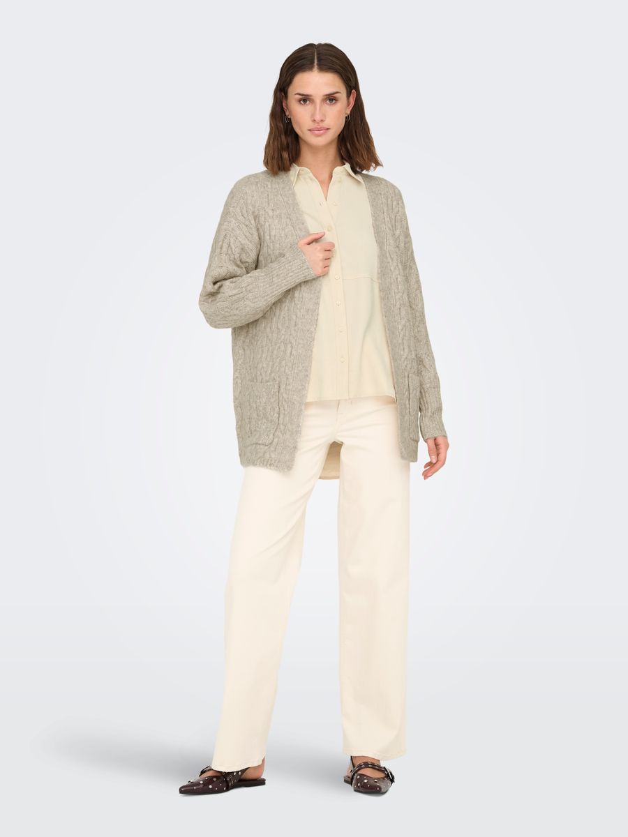 JDYBLISS LS OPEN LONG CABLE CARDIGAN KNT
