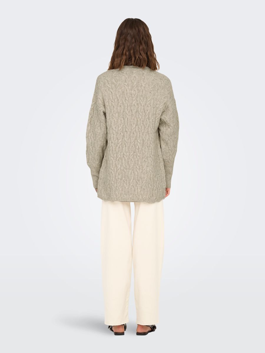 JDYBLISS LS OPEN LONG CABLE CARDIGAN KNT