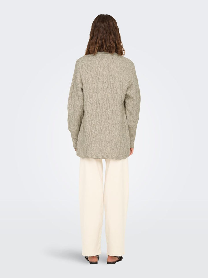JDYBLISS LS OPEN LONG CABLE CARDIGAN KNT