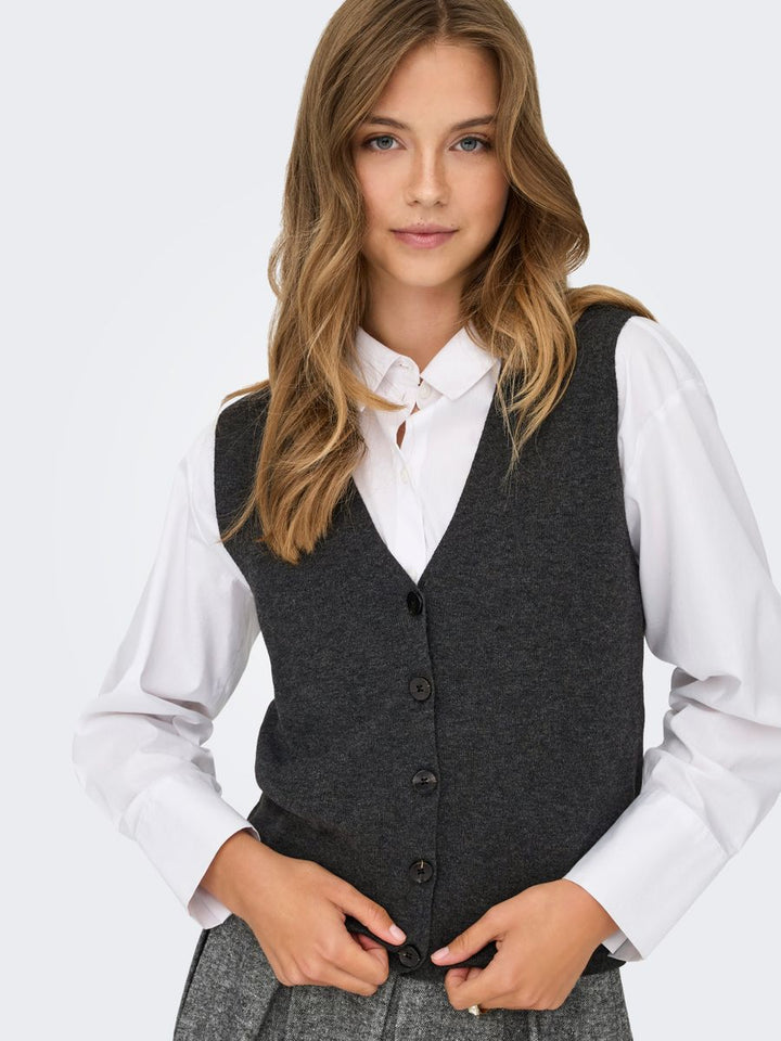 ONLBILLIE SL VEST CC KNT