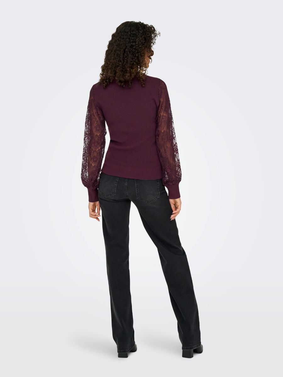 ONLPERRY LIFE LS MIX O-NECK KNT