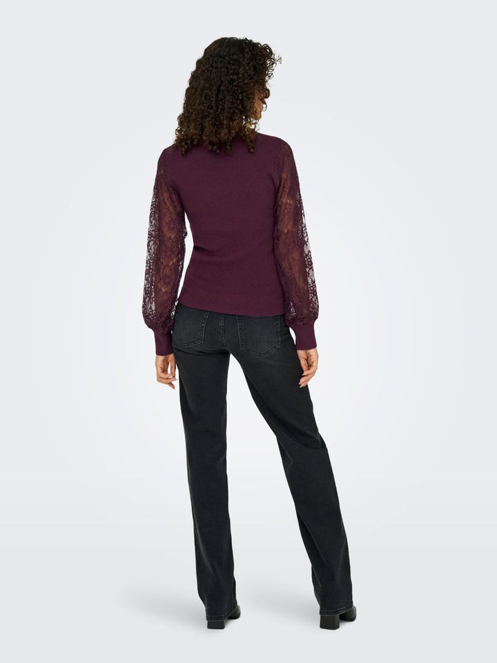 ONLPERRY LIFE LS MIX O-NECK KNT