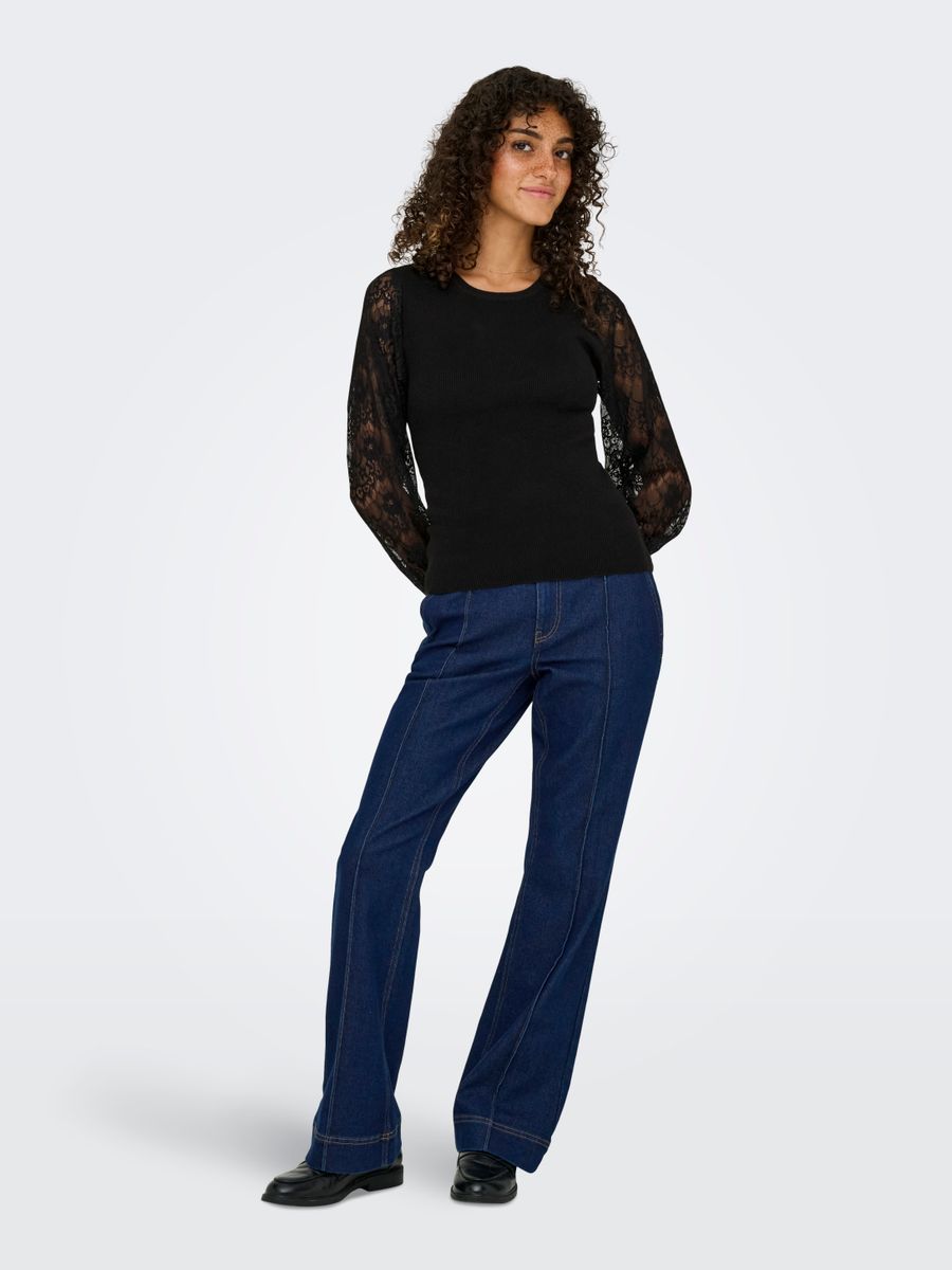 ONLPERRY LIFE LS MIX O-NECK KNT