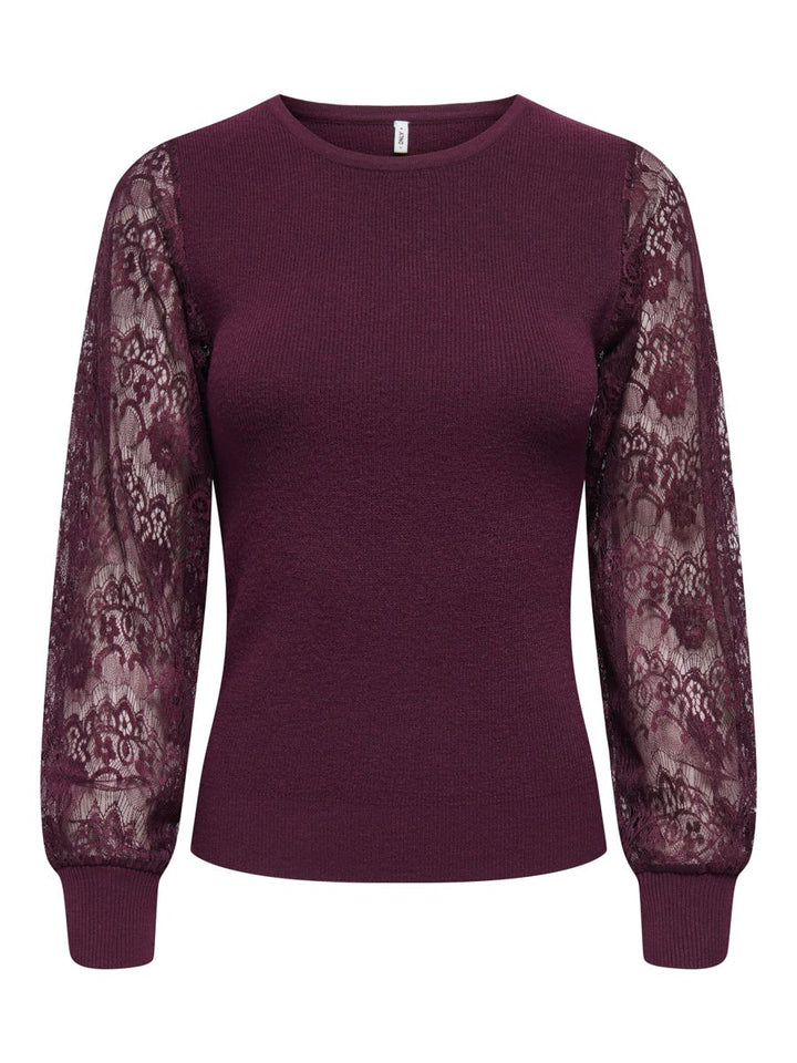 ONLPERRY LIFE LS MIX O-NECK KNT