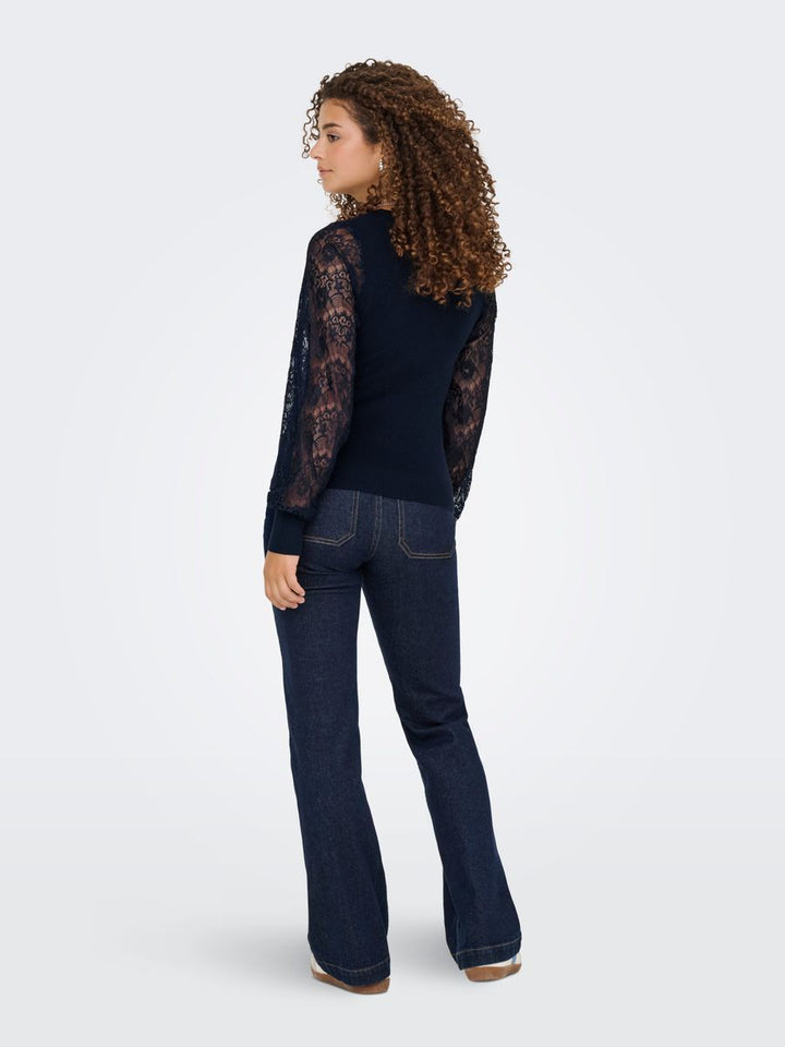 ONLPERRY LIFE LS MIX O-NECK KNT