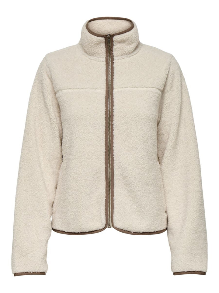 JDYOLYMPIA TEDDY ZIP JACKET OTW  ICC