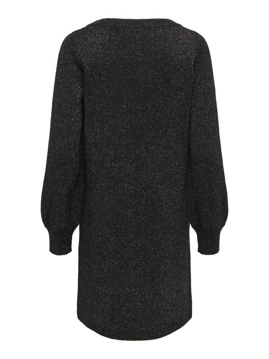 JDYRUE GLITTER L/S BOATNECK DRESS KNIT