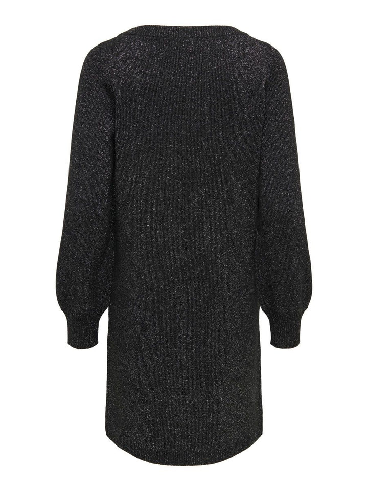 JDYRUE GLITTER L/S BOATNECK DRESS KNIT