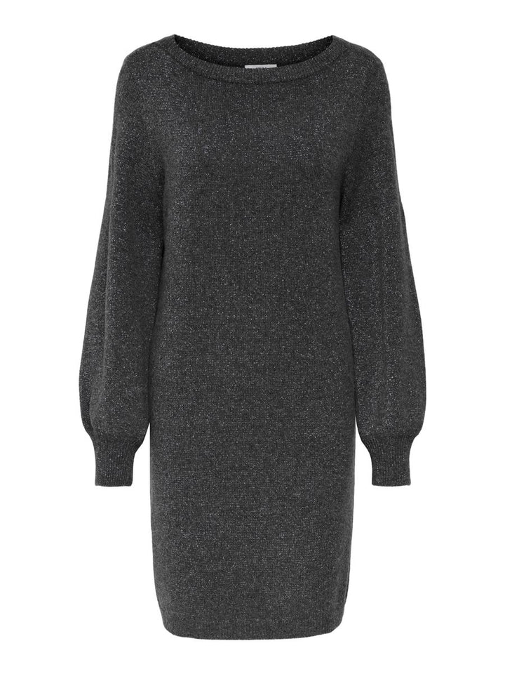 JDYRUE GLITTER L/S BOATNECK DRESS KNIT