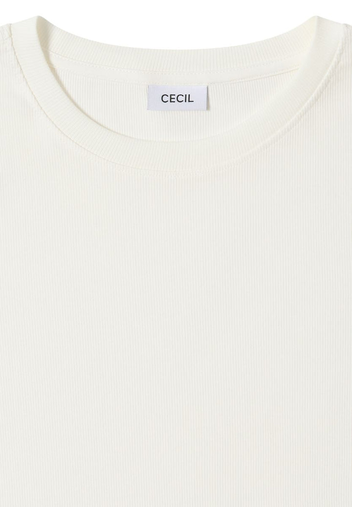 Shirt mit Rippstruktur