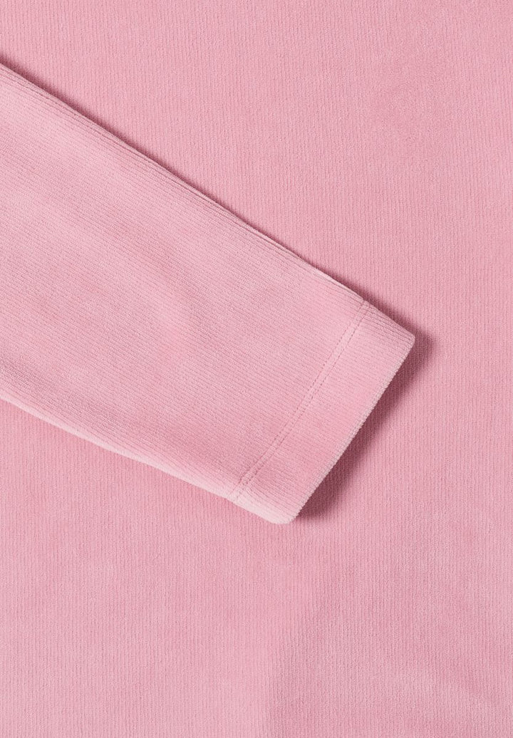 Cord Shirt mit großem Kragen