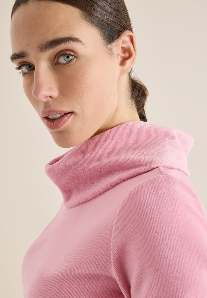 Cord Shirt mit großem Kragen