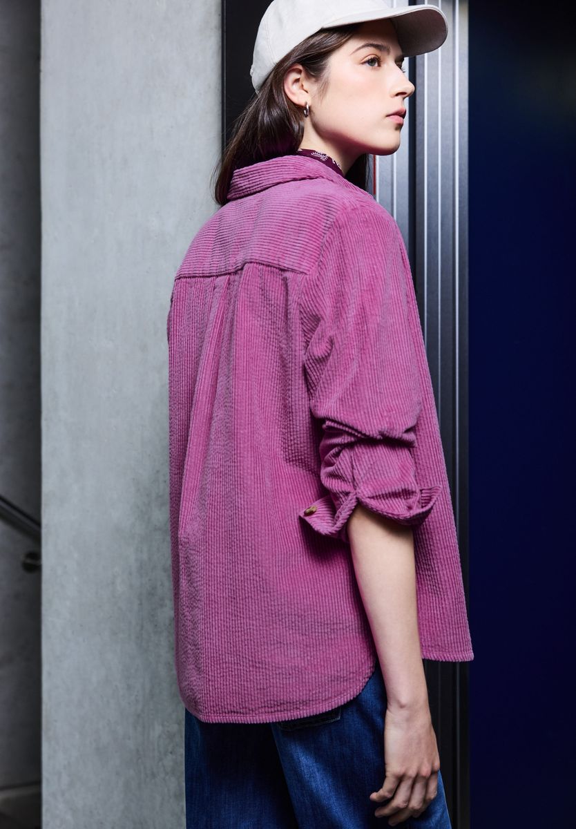 Cord-Hemdbluse