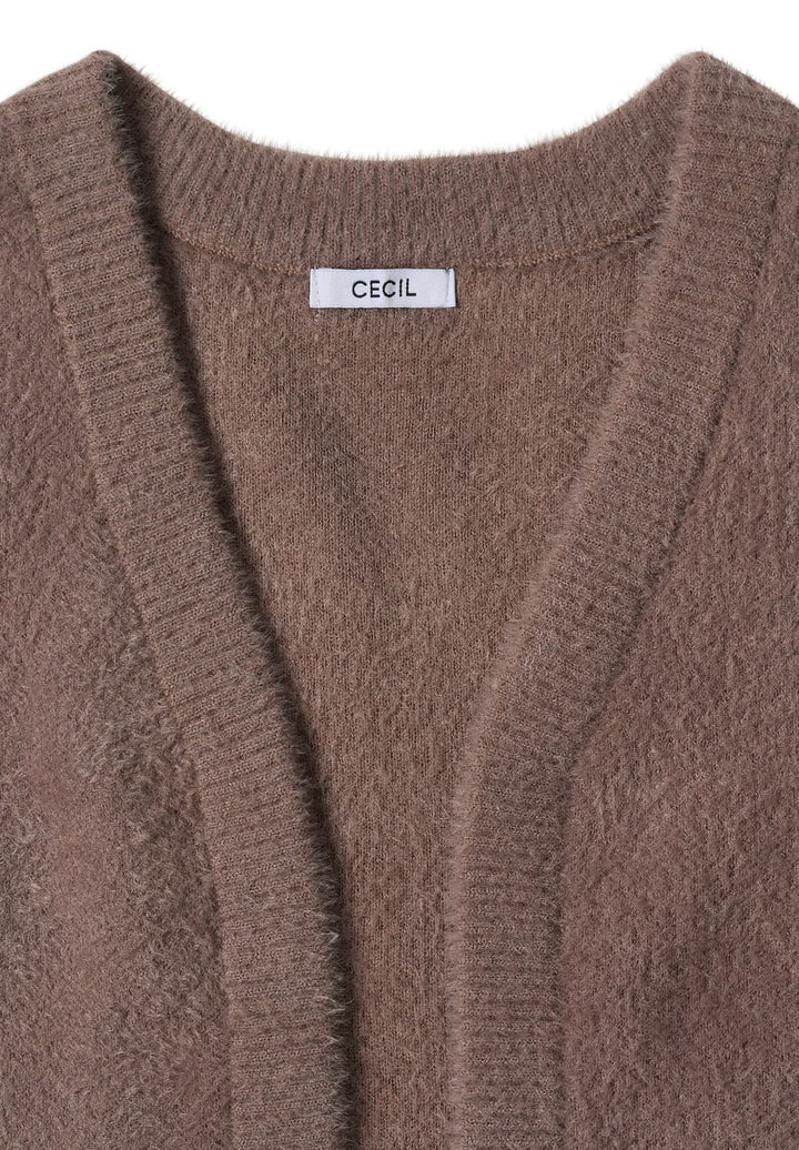 Offene Federgarn Weste