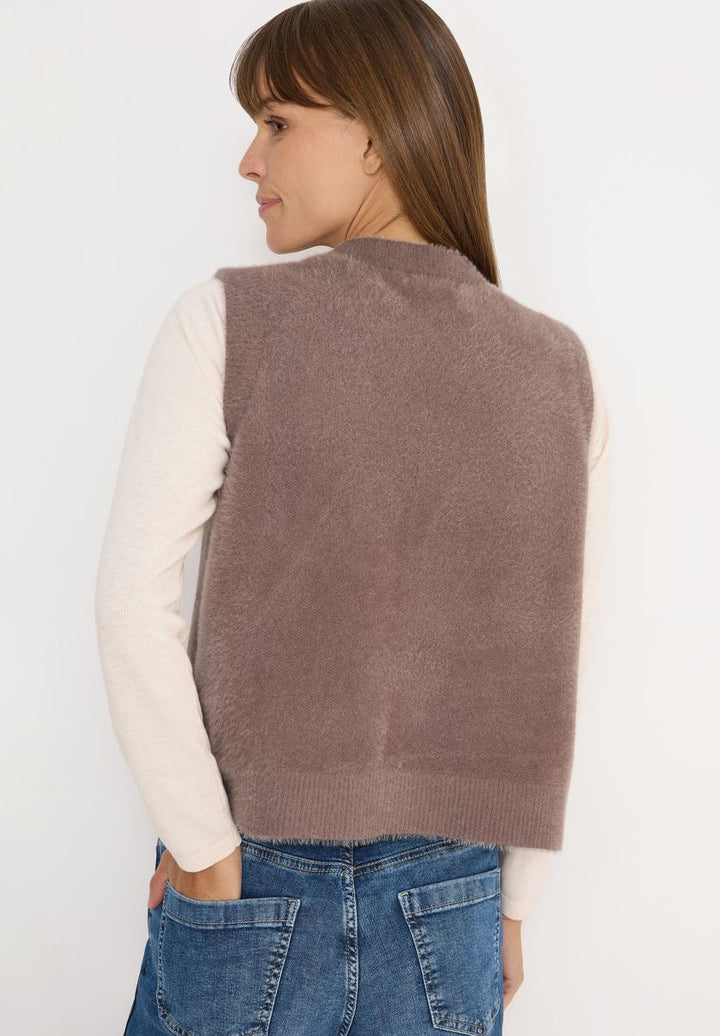 Offene Federgarn Weste