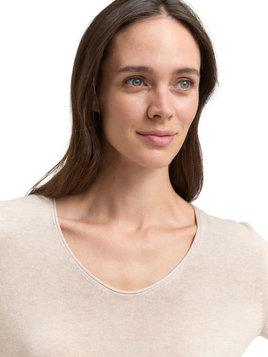 Pullover mit V-Ausschnitt