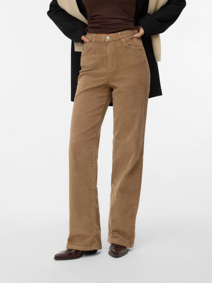 VMTESSA HR WIDE CORDUROY PANTS GA NOOS