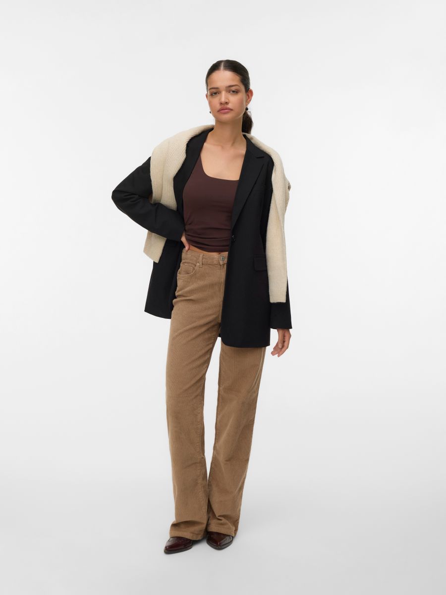 VMTESSA HR WIDE CORDUROY PANTS GA NOOS