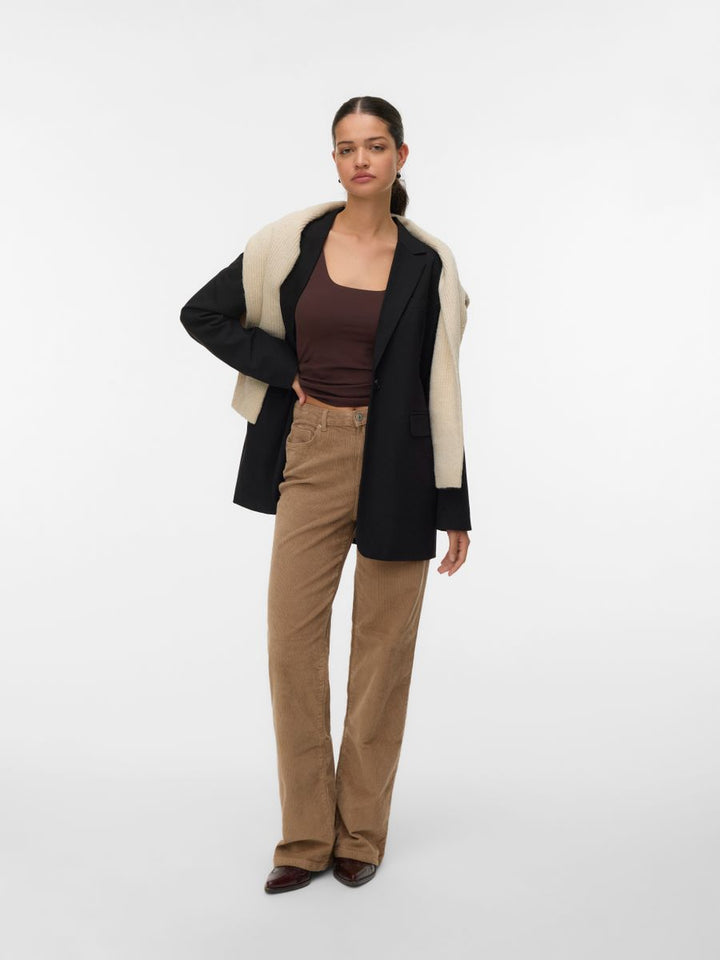 VMTESSA HR WIDE CORDUROY PANTS GA NOOS
