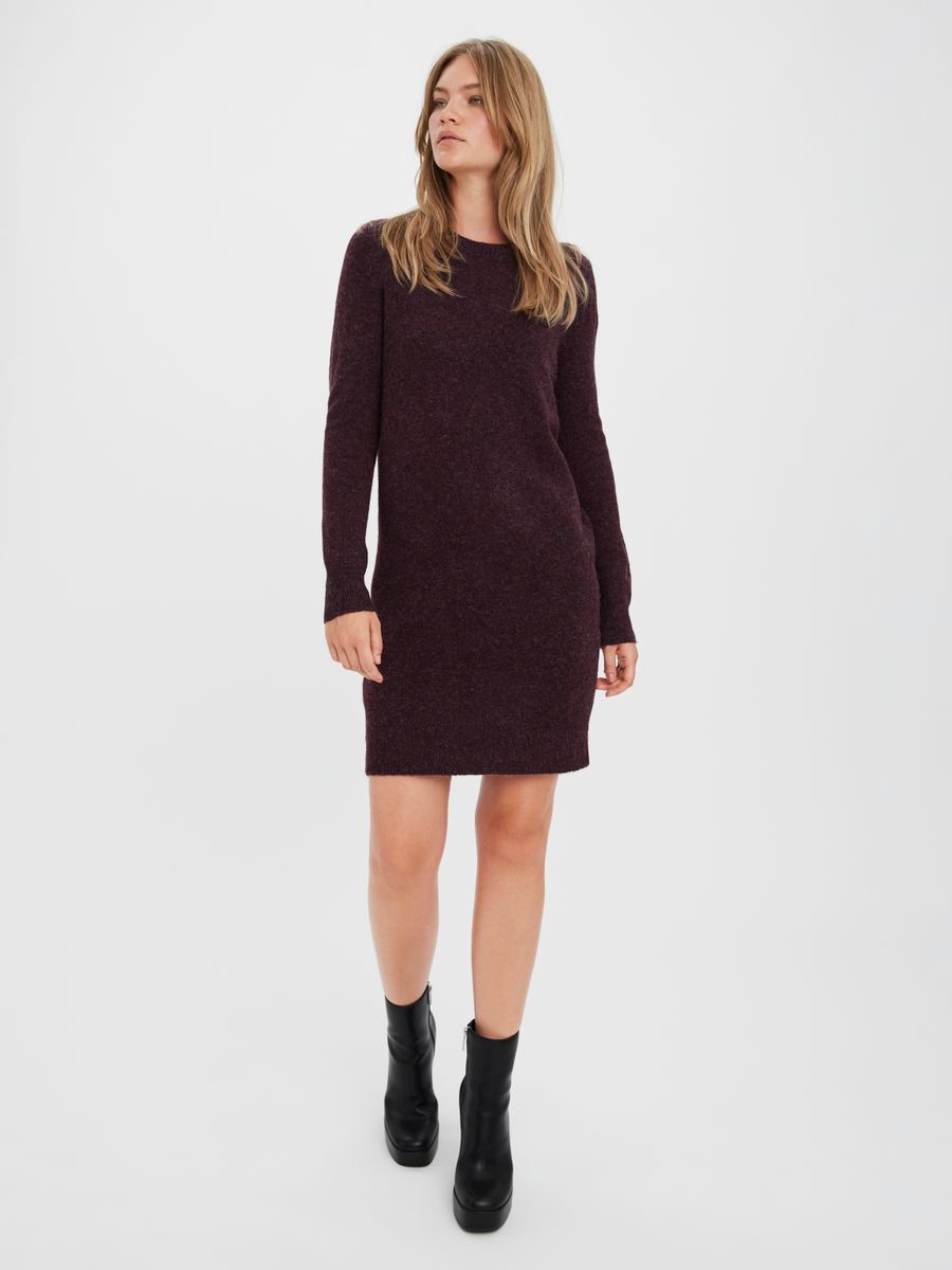 VMDOFFY LS O-NECK DRESS GA NOOS