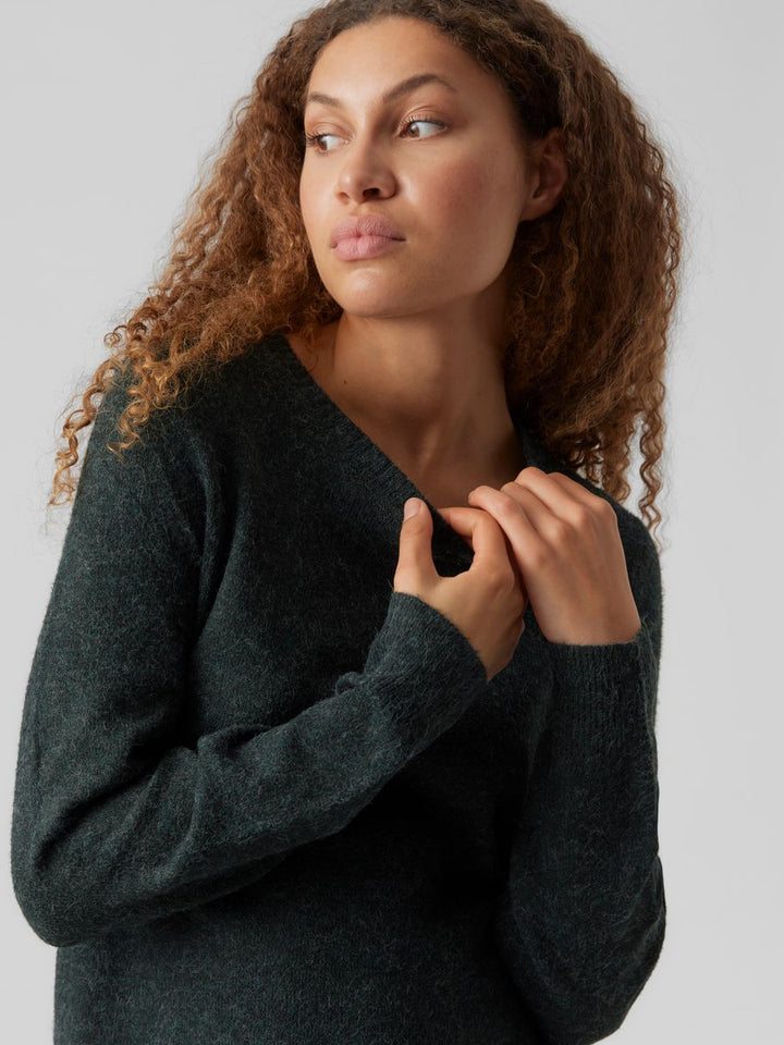 VMDOFFY LS O-NECK DRESS GA NOOS