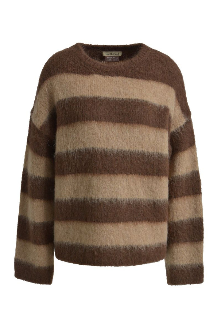 Brushed Striped Pullover