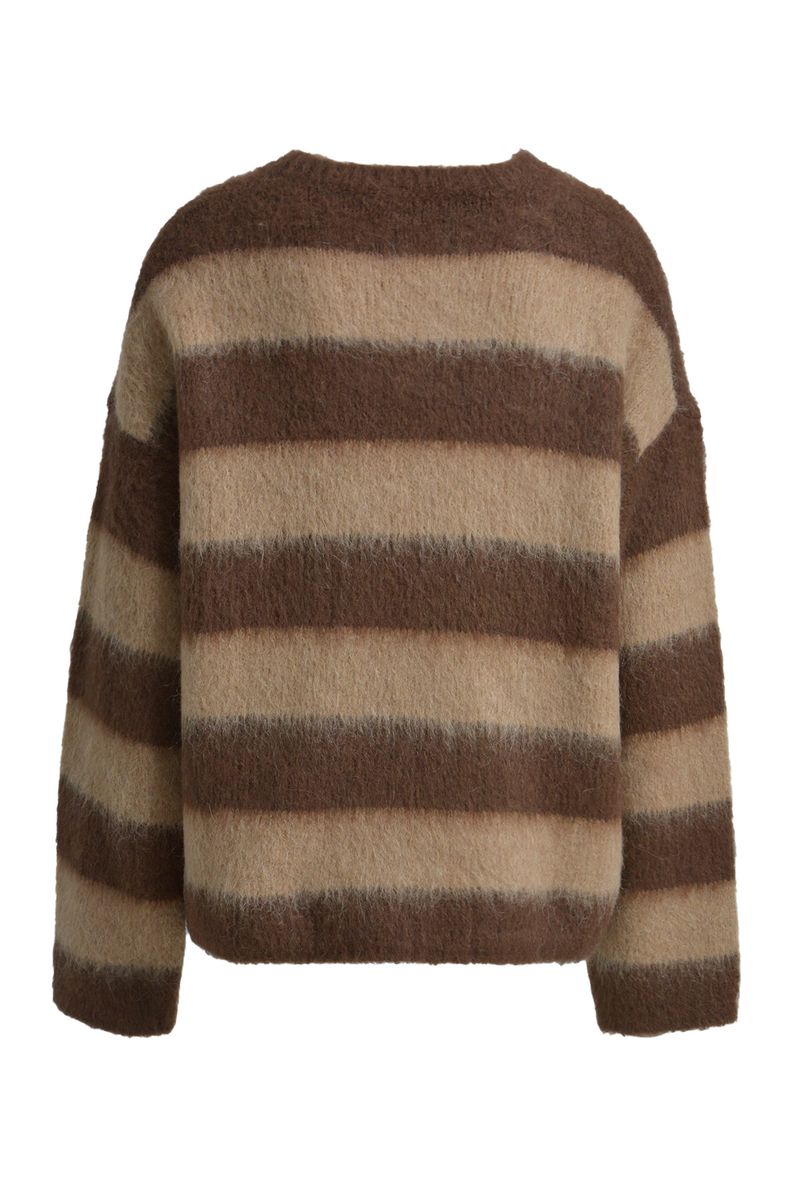 Brushed Striped Pullover