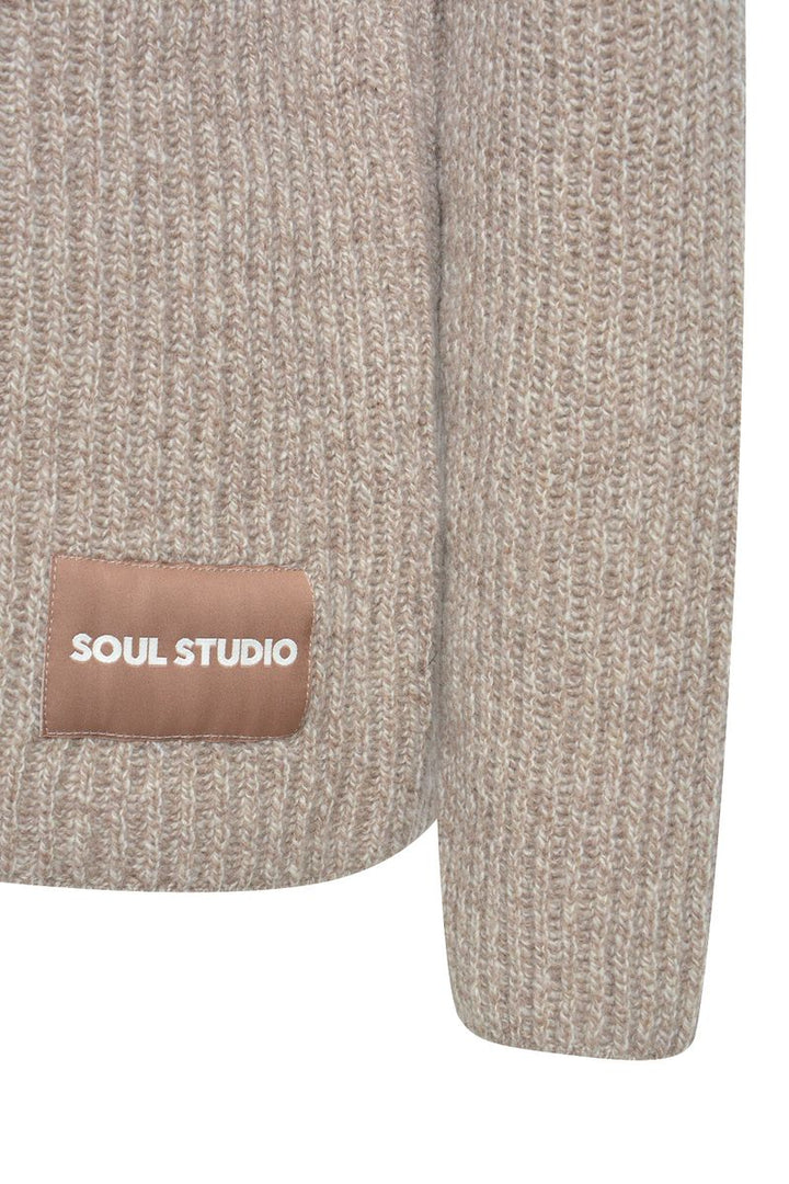 Mouline Ribbed Raglan Pullover