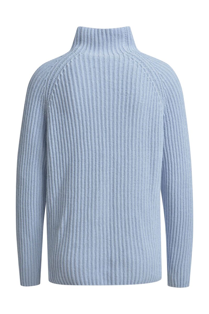 High Collar Rib Pullover