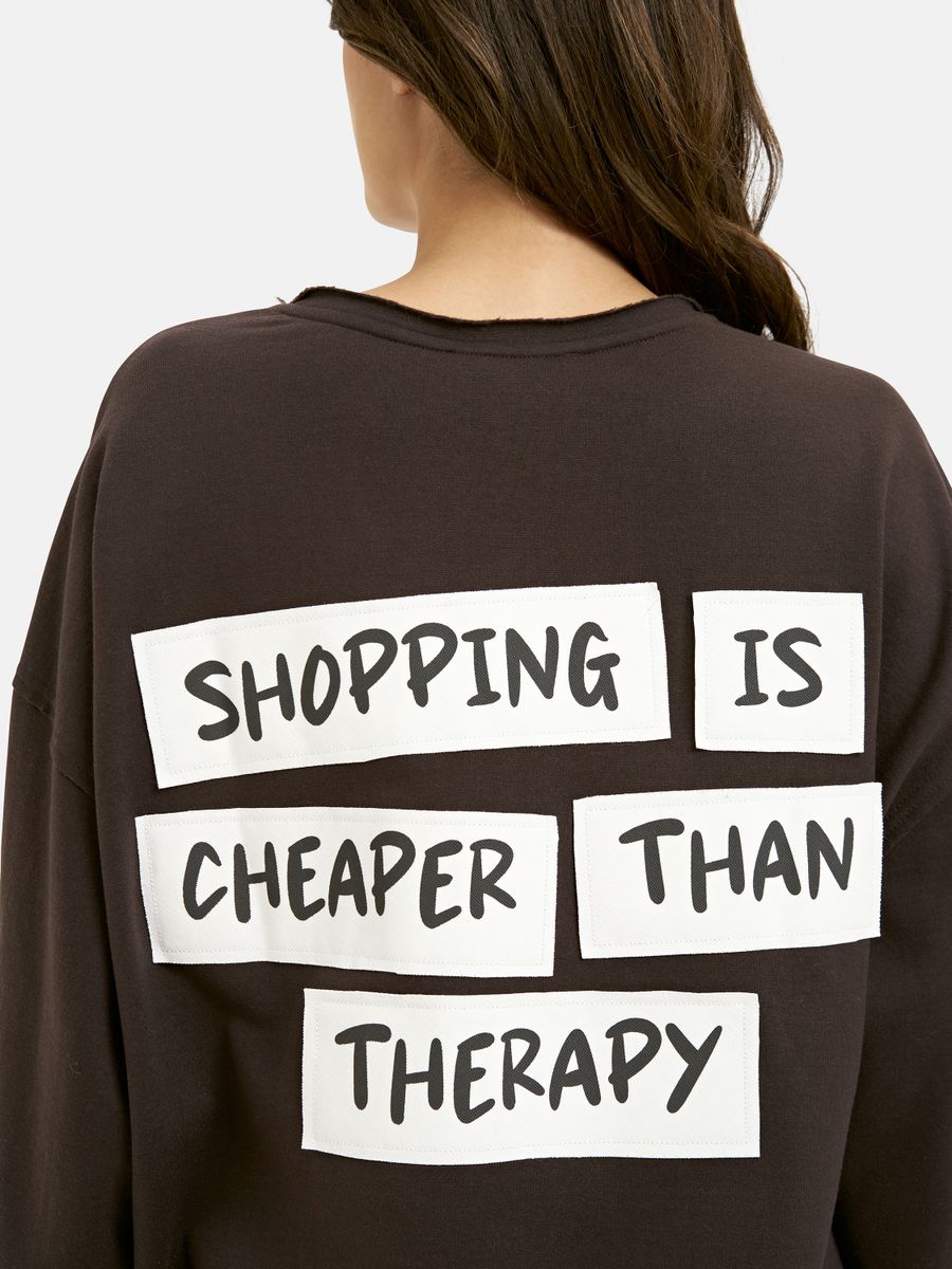 Oversize Sweatshirt Open Edges Vn