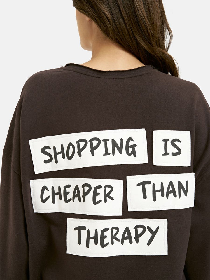 Oversize Sweatshirt Open Edges Vn