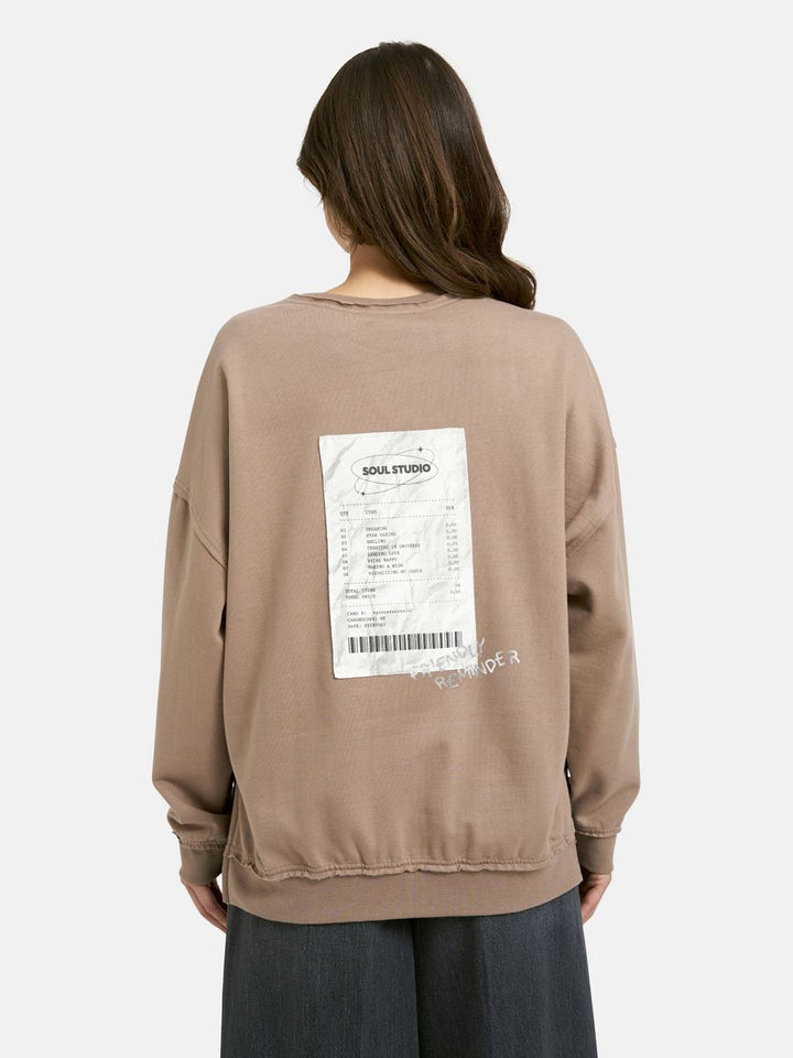 Oversize Sweatshirt Backpatch