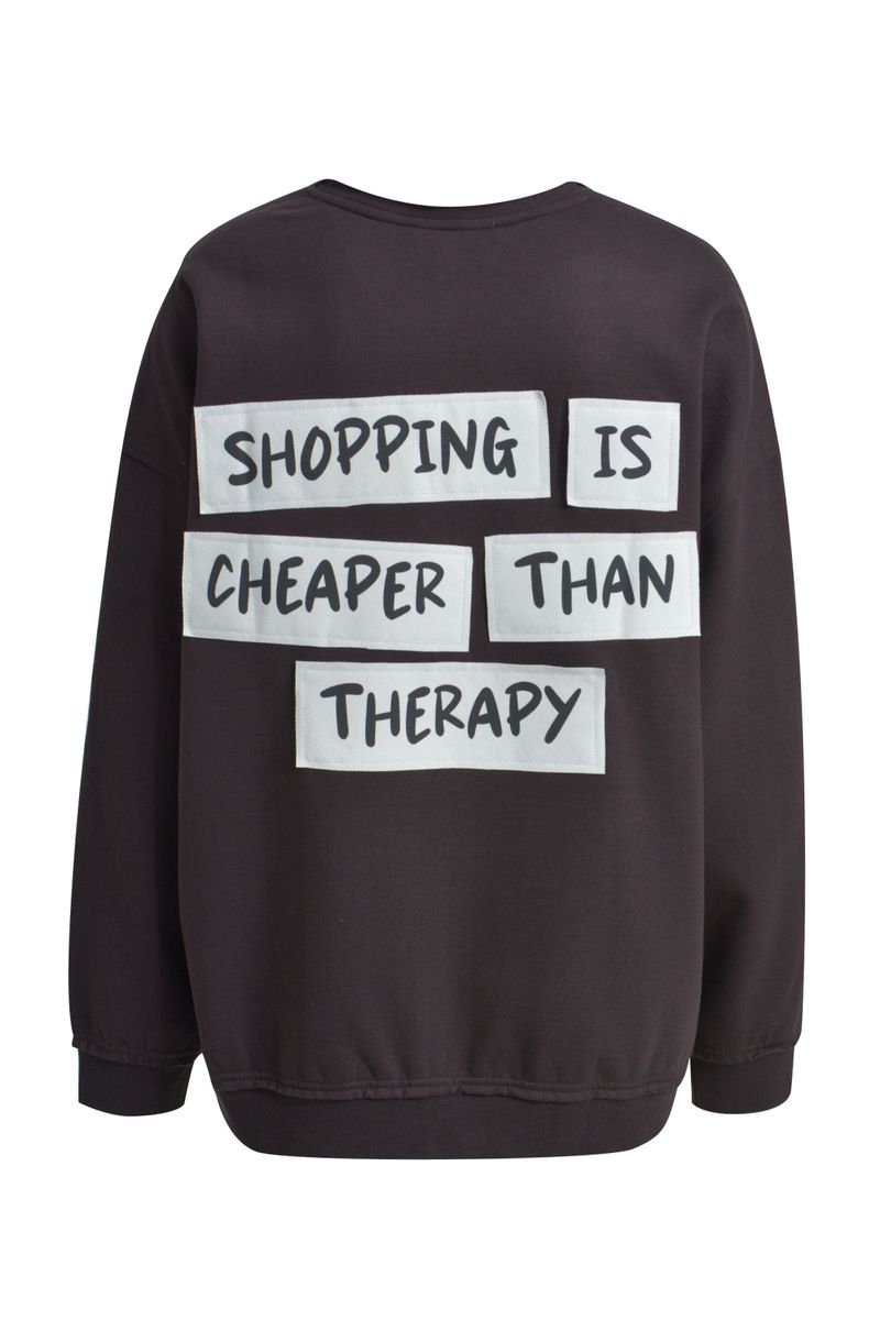 Oversize Sweatshirt Open Edges Vn