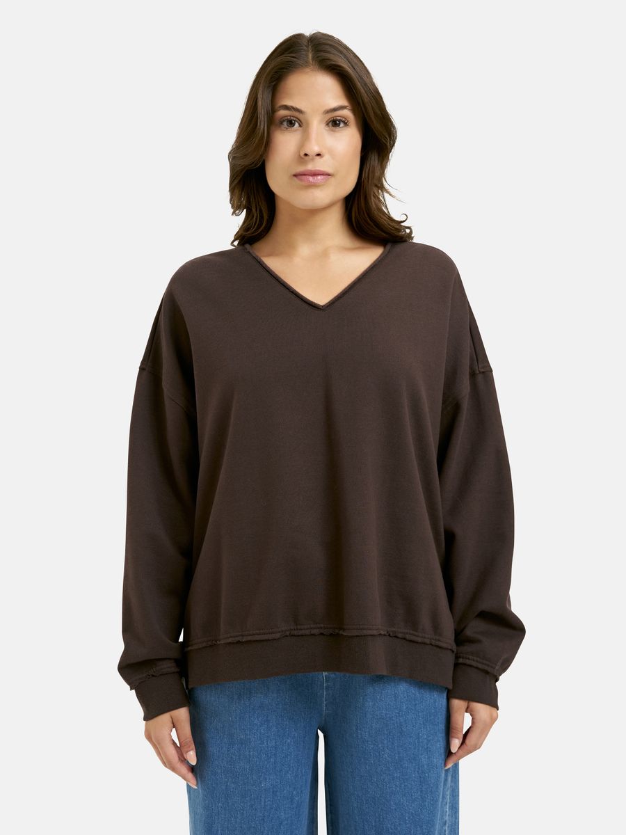 Oversize Sweatshirt Open Edges Vn