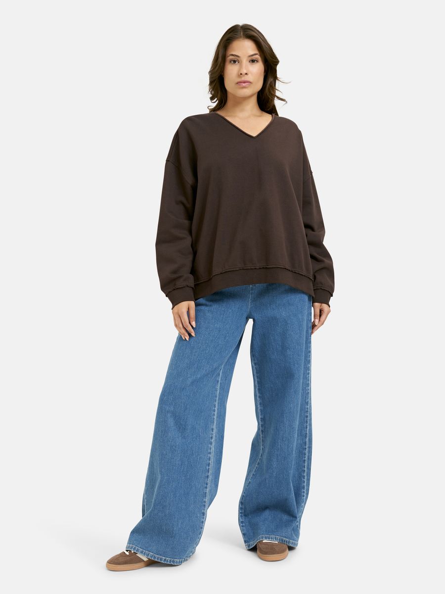 Oversize Sweatshirt Open Edges Vn