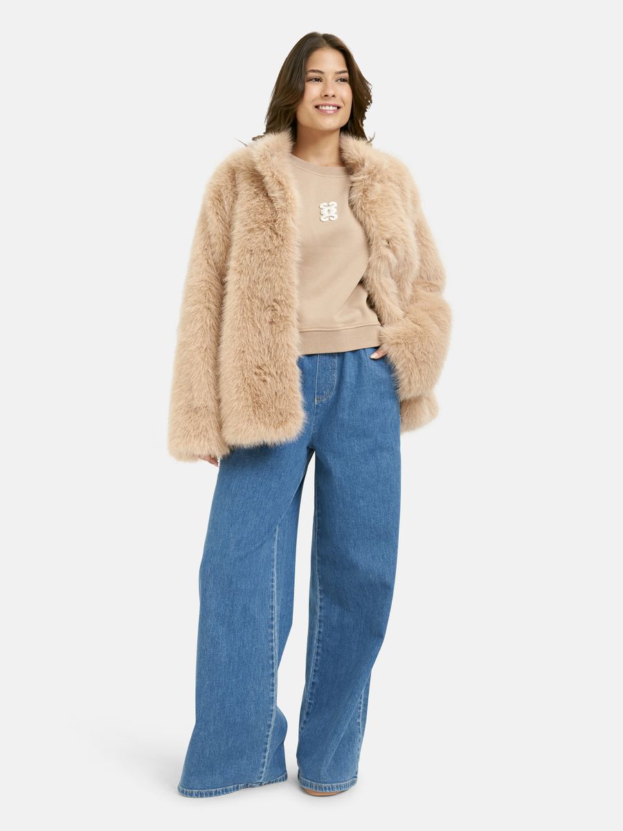 Short Fake Fur Jacket