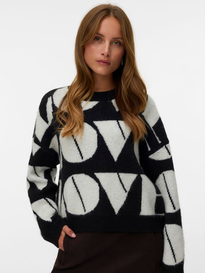 VMLOVE LS O-NECK PULLOVER BOO