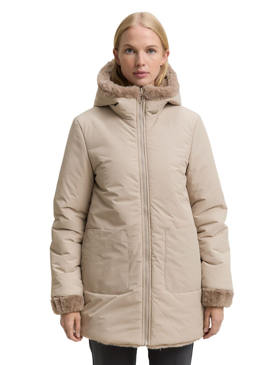 Teddy Wendemantel mit Kapuze