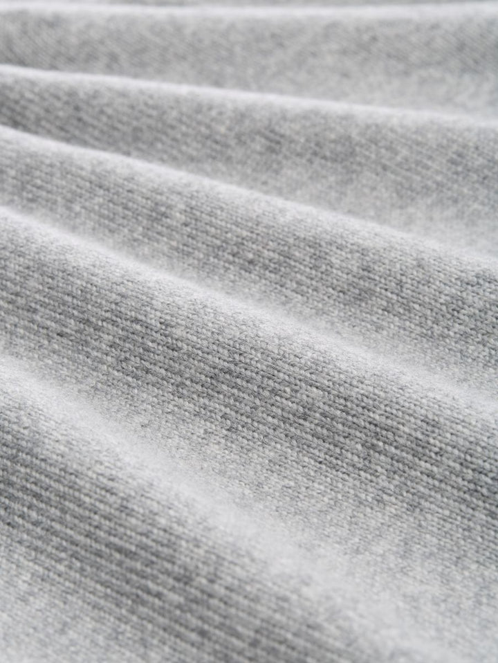 Loose Fit Strickpullover mit Stehkragen