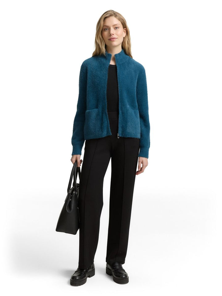 Cardigan aus Federgarn